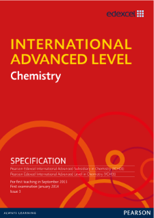 International Advanced Level Chemistry
